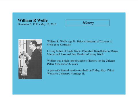 Mr. William Wolfe